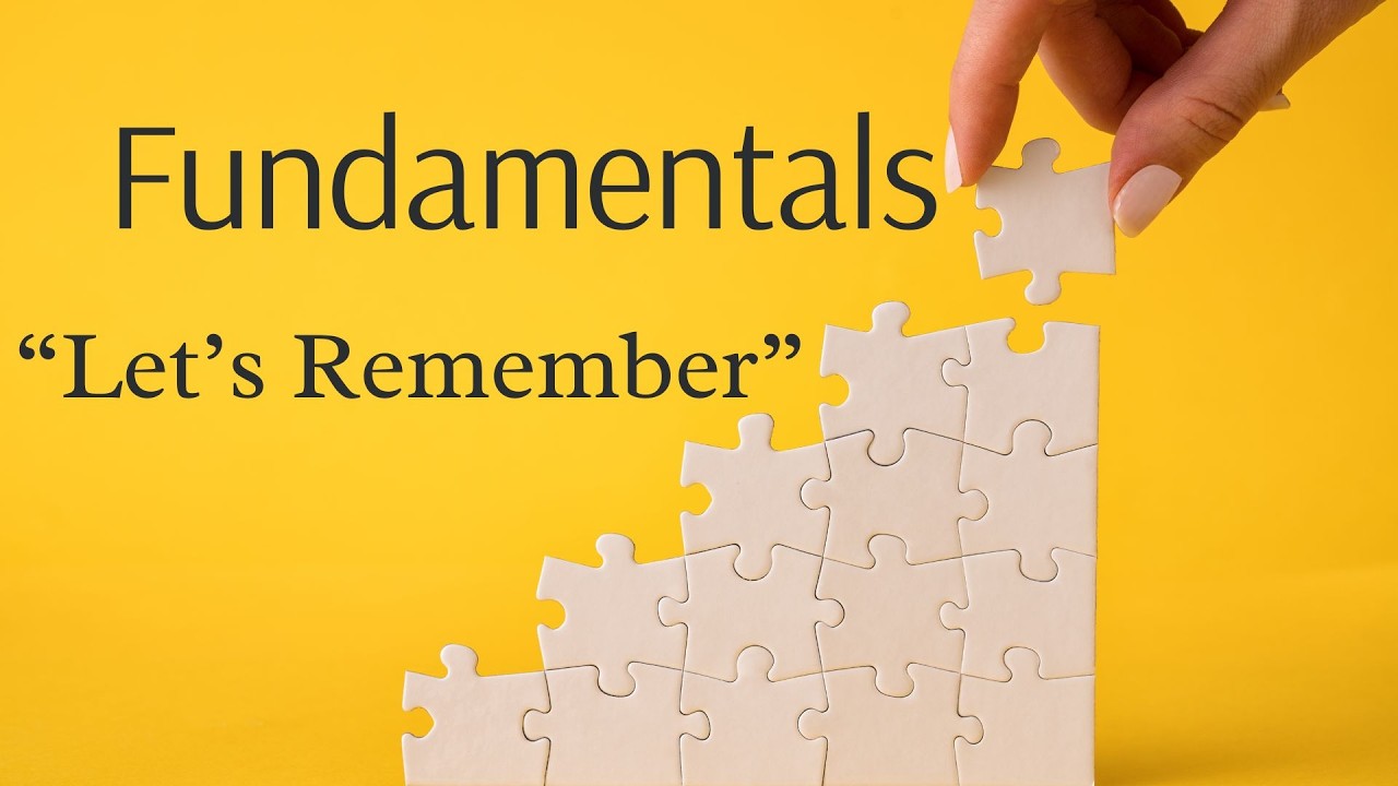 3/1/26 \\ Sermon Series -Fundamentals-  Msg #9 “Let's Remember \\ Spkr - Pastor Alford Wood