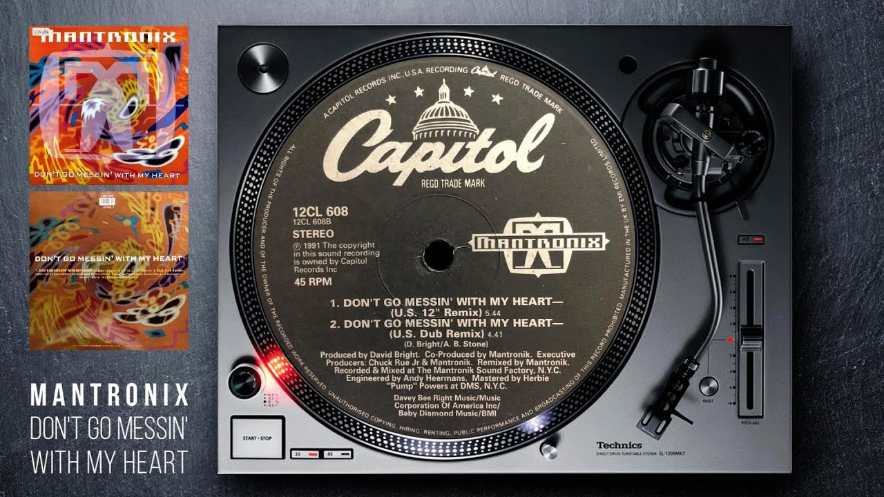 Mantronix - Don't Go Messin' With My Heart (U.S. 12