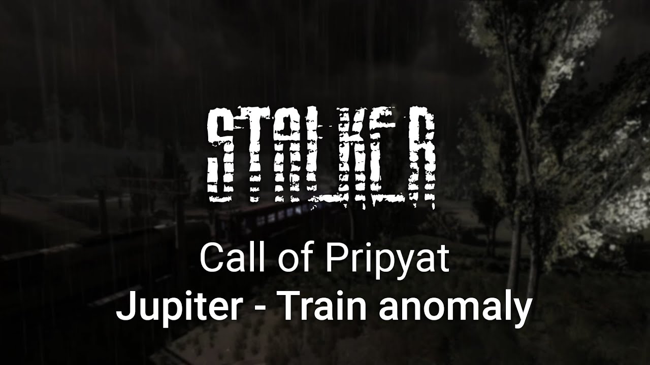 Stalker - Call Of Pripyat Ambience -  Jupiter - Train anomaly at night  - Wind & Rain sounds