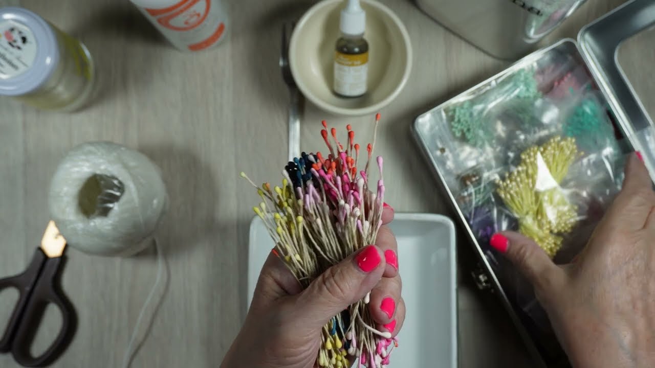 DIY faites vous-même vos pistils de fleurs