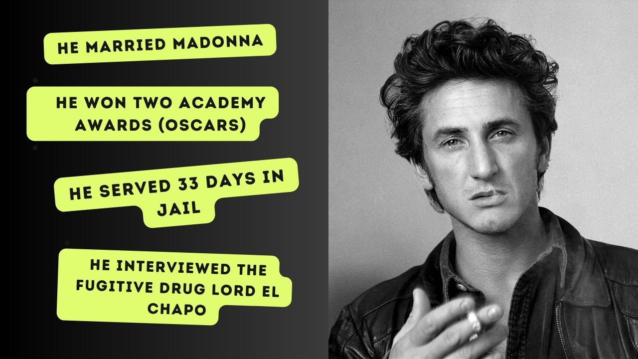 The Unpredictable Life of Sean Penn | Oscars, Prison & Controversy #seanpenn