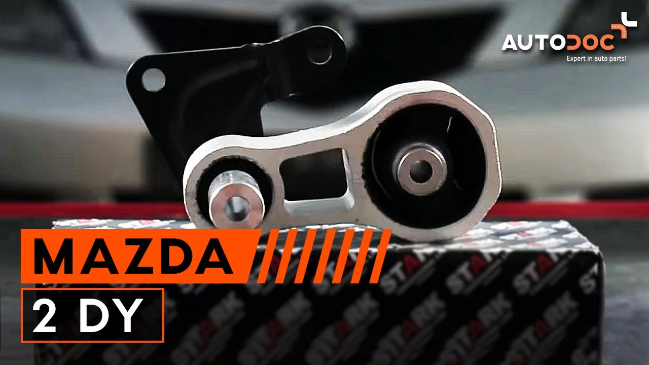 Menjava nosilca zračne blazine menjalnika na MAZDA 2 DY