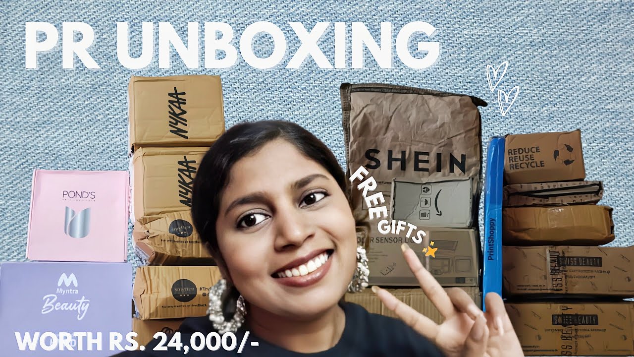 Unboxing PR skincare & perfume | Worth Rs. 24,000/- + by @yasaswini_yash_world
