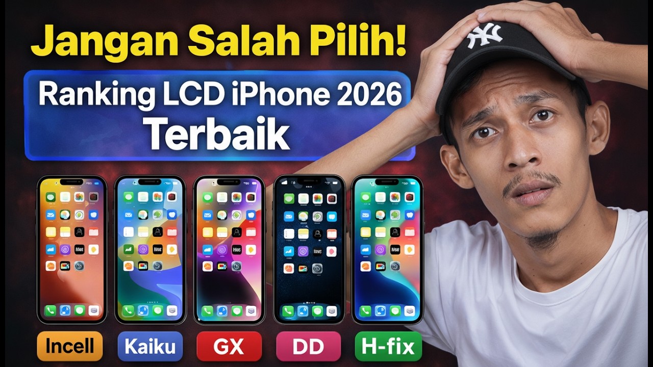 Jangan Salah Pilih! Ranking LCD iPhone 2026 Terbaik – GX vs DD vs Kaiku vs H-fix vs Incell vs OEM