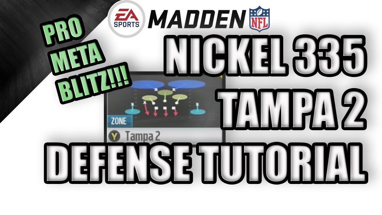 THE BEST BLITZ THE PRO's USE THE META - -NICKEL 335 TAMPA 2 DEFENSE TUTORIAL