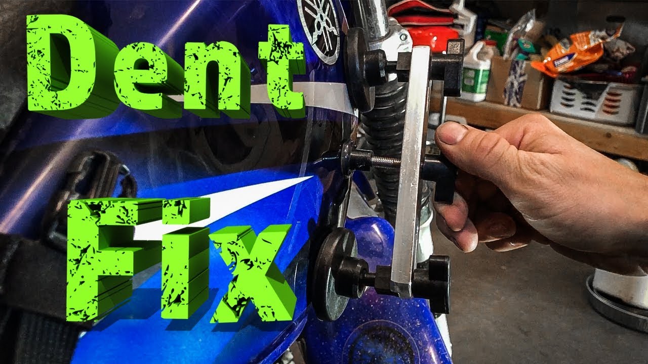 How To Fix a Dented tank on a Yamaha TW200