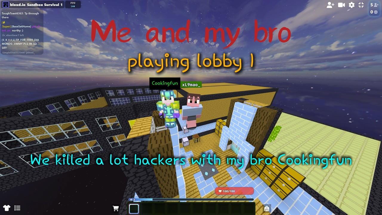 [Episode 7] Cooking Hackers Survival Series (Bloxd io Lobby 1 )