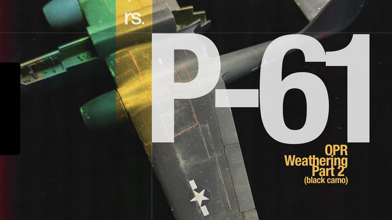 P-61 OPR Aircraft Weathering (black camo) Pt 2