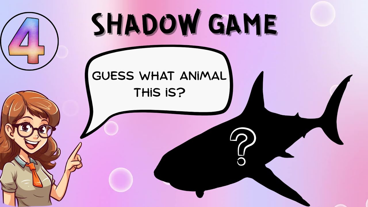 GUESS THE SHADOW! | FUN ANIMAL QUIZ FOR KIDS | #4
