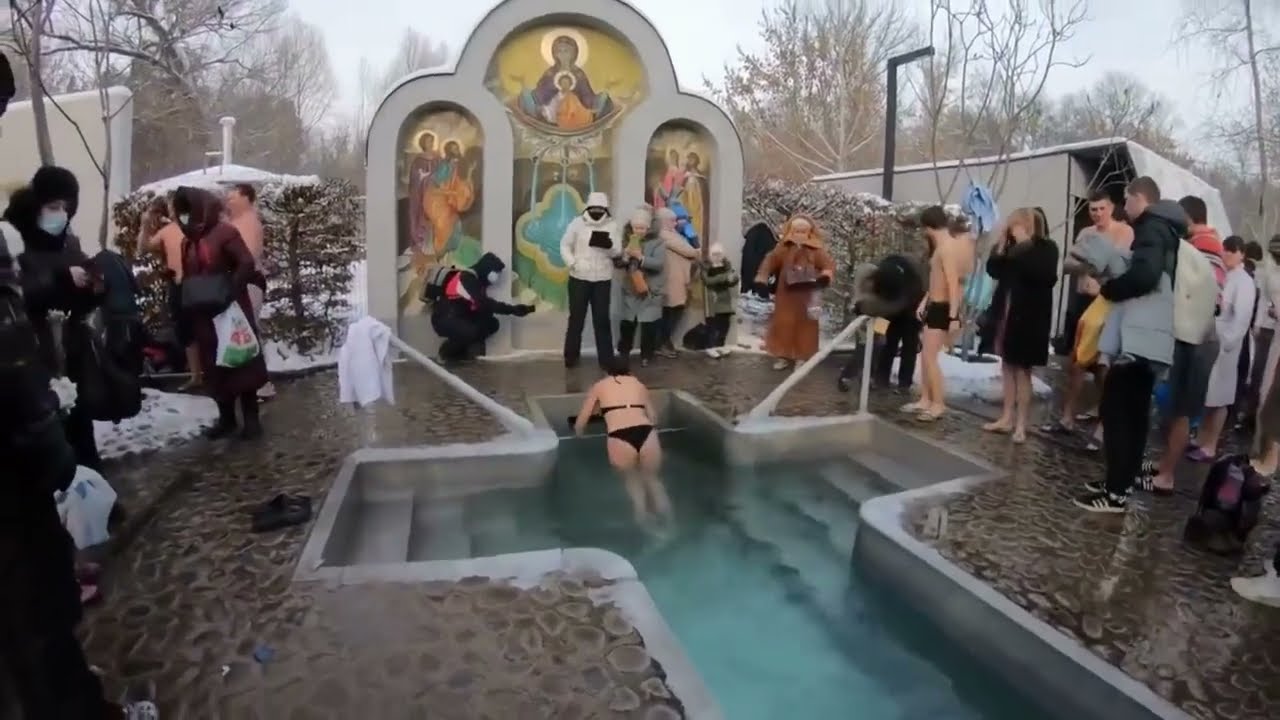 ICE HOLE BATHING / SWIMMING WINTER | EPIPHANY BAPTISM 2023