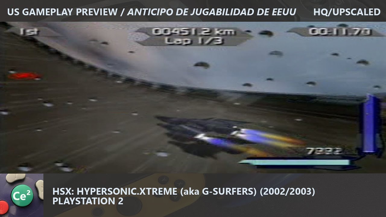 HSX: HyperSonic.Xtreme | PS2 | 2002/2003 | Video Game US Gameplay Preview | HQ/Upscaled