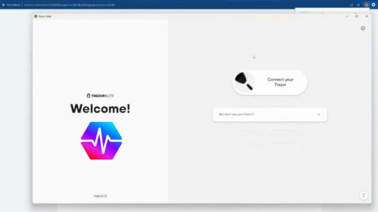 Trezor hardware wallet on PulseChain + hidden wallet! (demo)