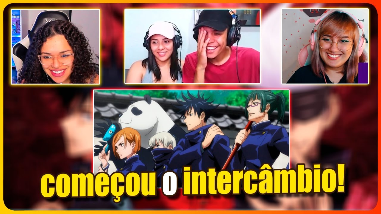 Vendo o Inicío do Intercâmbio de Kyoto 😮 | MULTI - REACTS | Jujutsu Kaisen ep 14 (Dublado)
