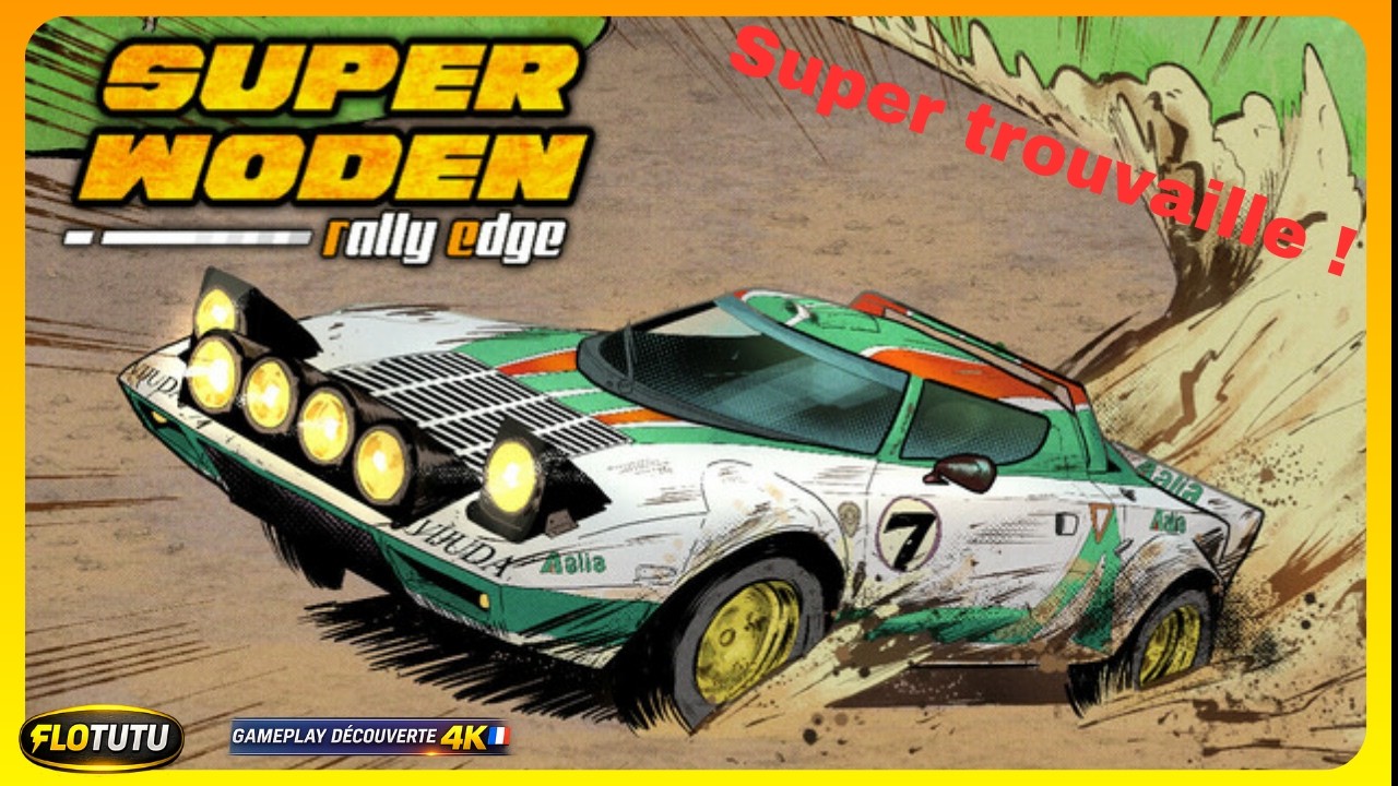 SUPER WODEN: RALLY EDGE 🚗 Petit jeu de Rally pas cher et bien cool ! 🏁 Gameplay Découverte FR 4K