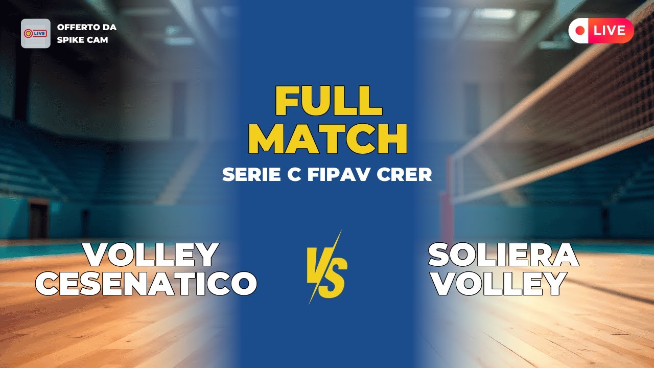 VOLLEY CESENATICO vs SOLIERA VOLLEY | SERIE C FIPAV CRER