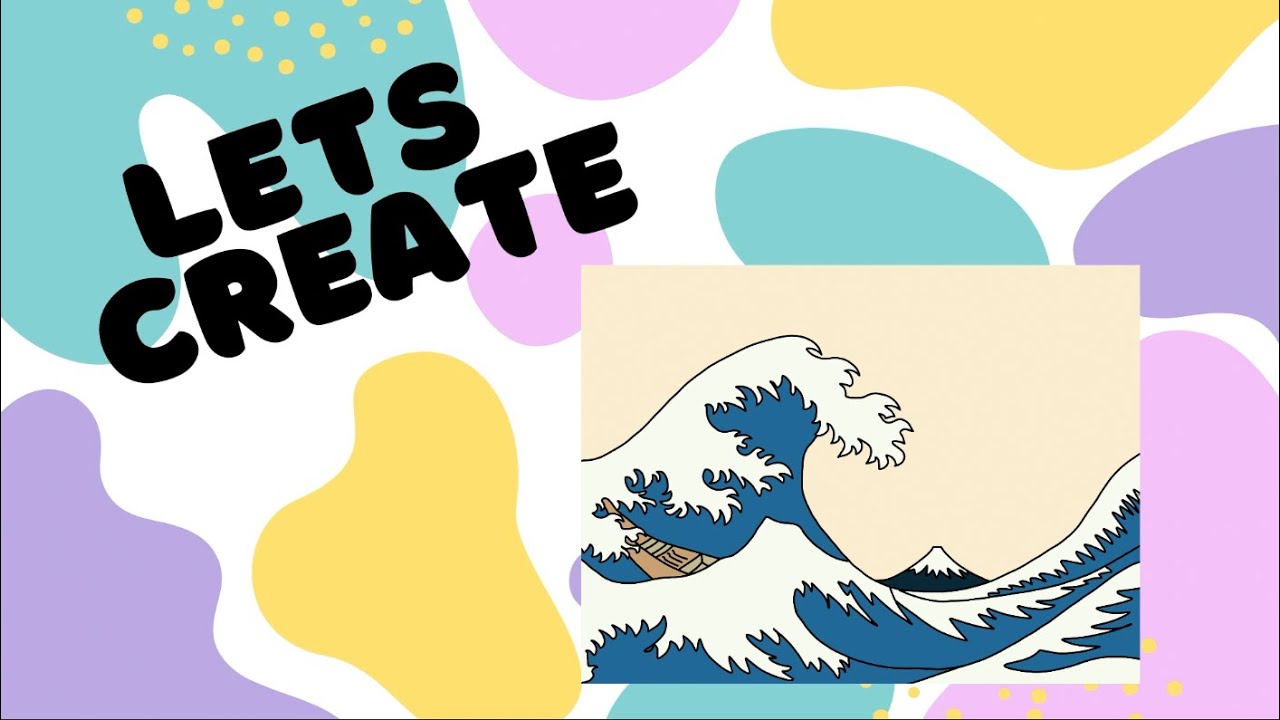 How to draw the Great Wave by Hokusai