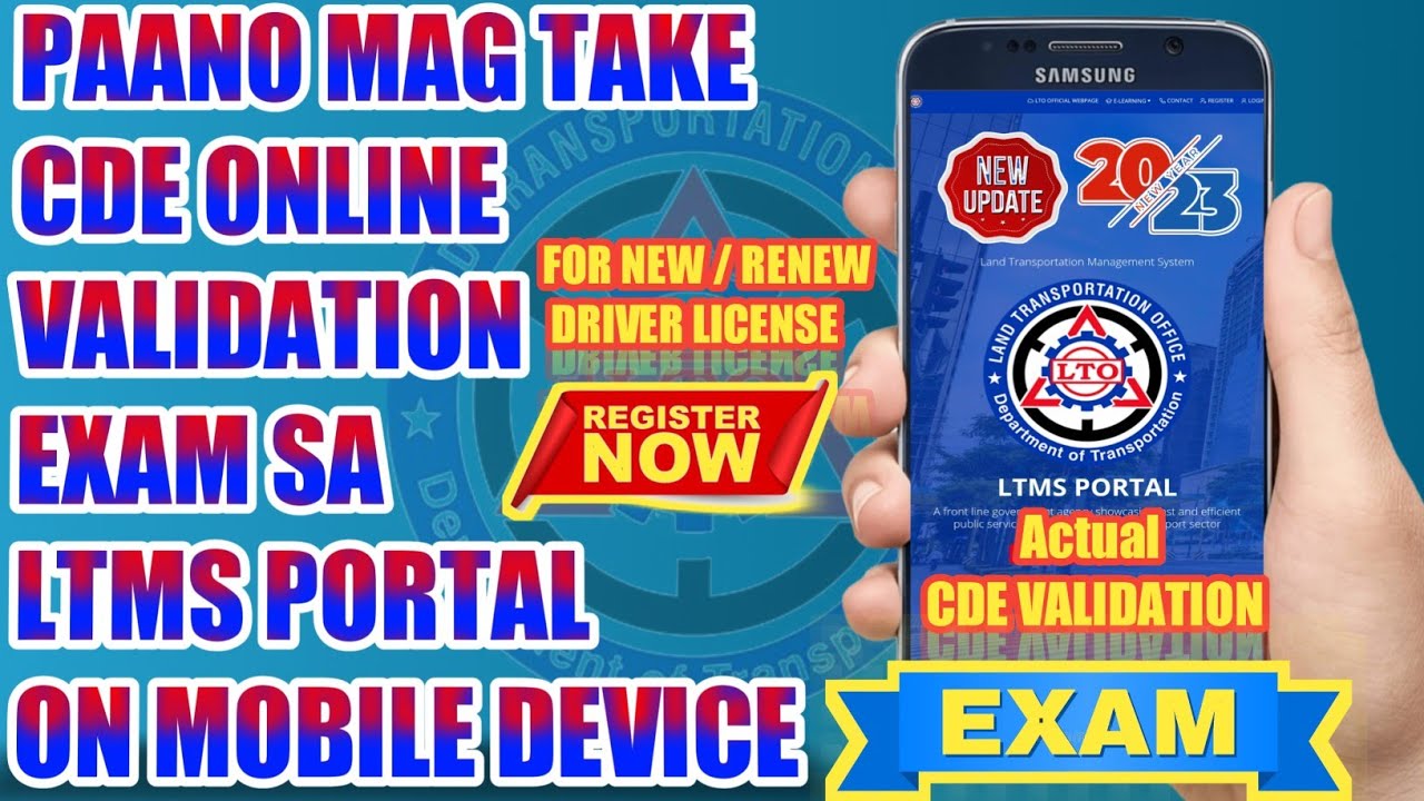 CDE ONLINE VALIDATION EXAM | ACTUAL EXAM AND REVIEWER ON LTMS PORTAL USING MOBILE DEVICE