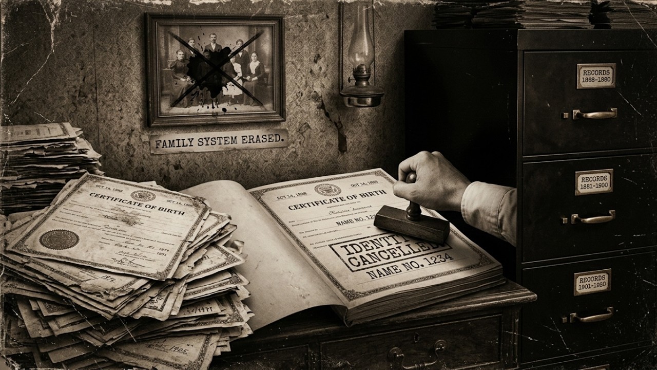 Birth Certificates Erased Your Family's Real Identity  The System Nobody Ever Questioned (1868-1920)
