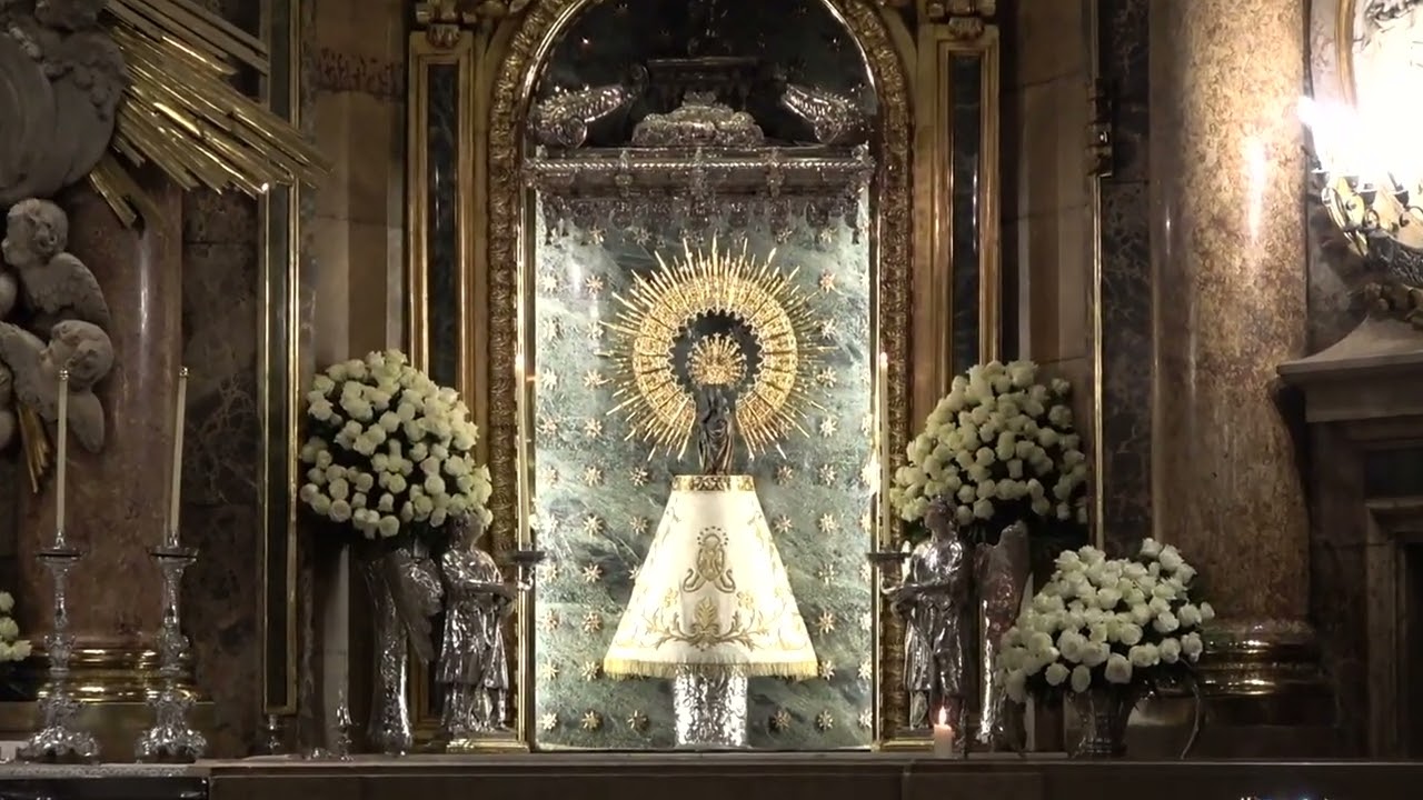 Un minuto junto a la Virgen del Pilar del día 9/2/26