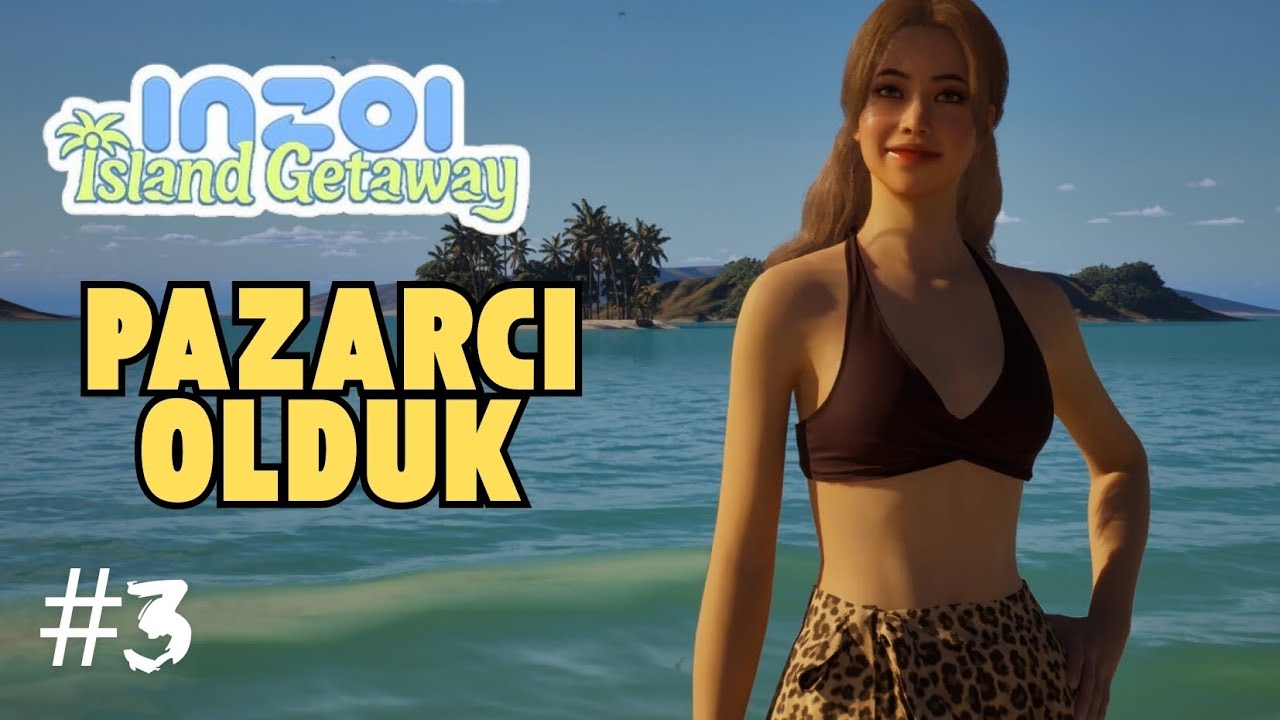Inzoi’de Ücretsiz Ada Hayatı! 🏝️ | Pazar Kurma ve Aşk Acısı (3. Bölüm)#inzoi #inzoigameplay