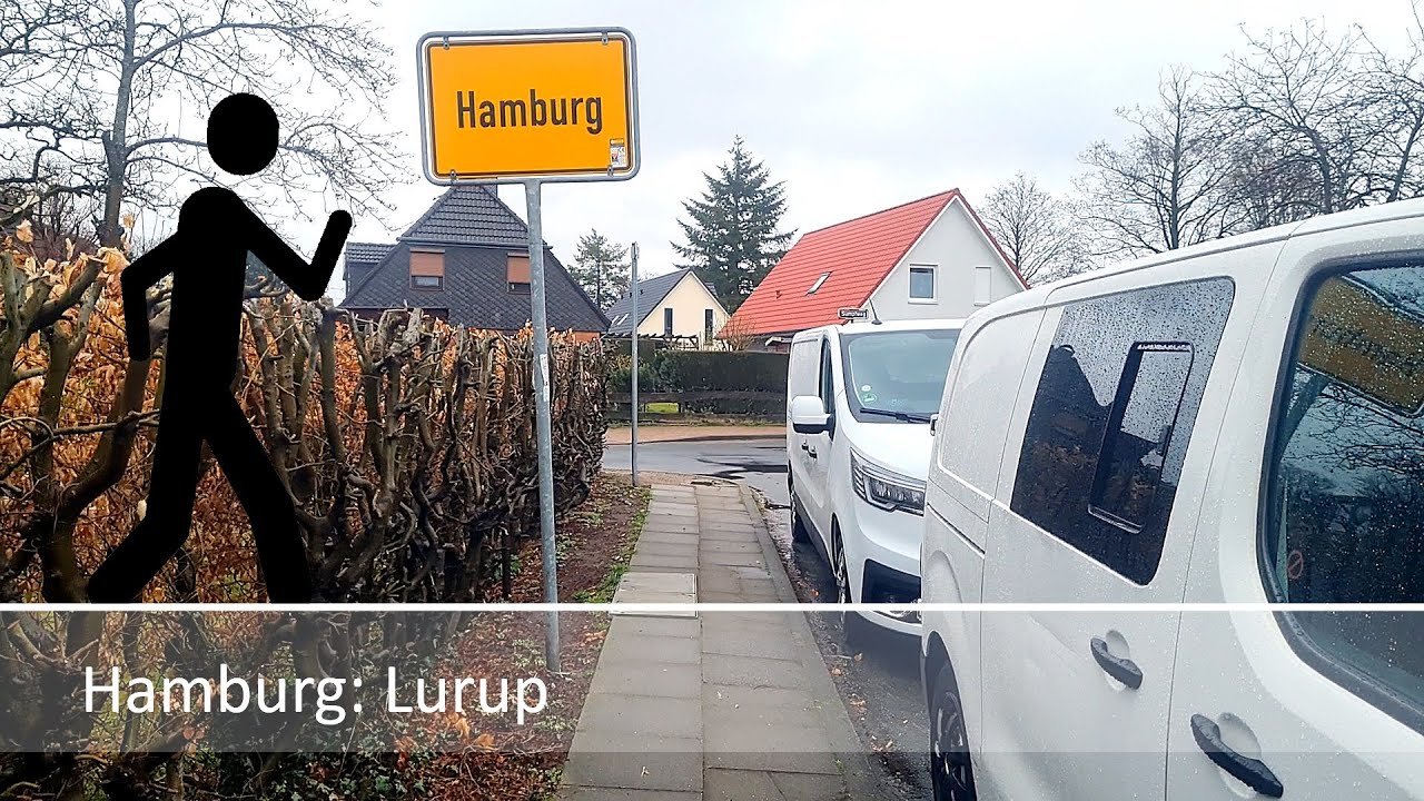 Der Geher in Hamburg: Lurup