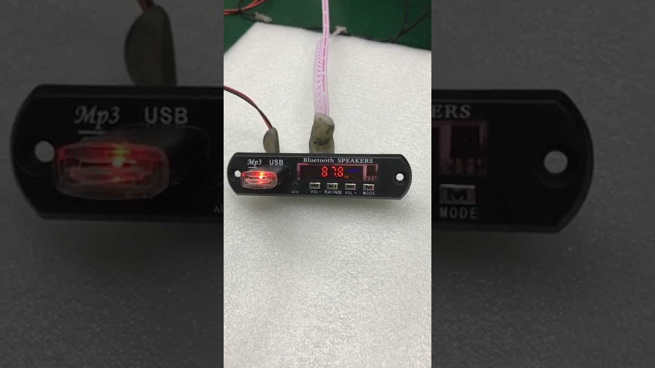 DIY Bluetooth speaker with usb SD card FM MP3 module