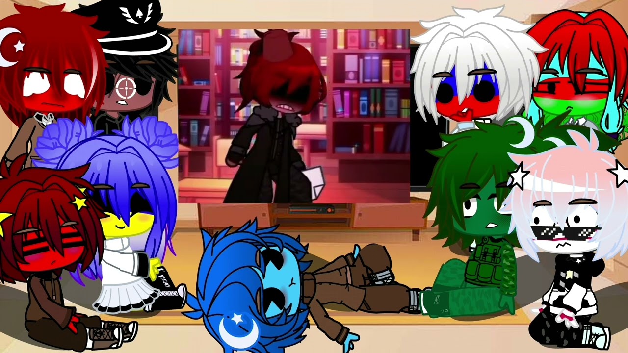 Countryhumans react to Turkiye (🇹🇷-🇬🇧)