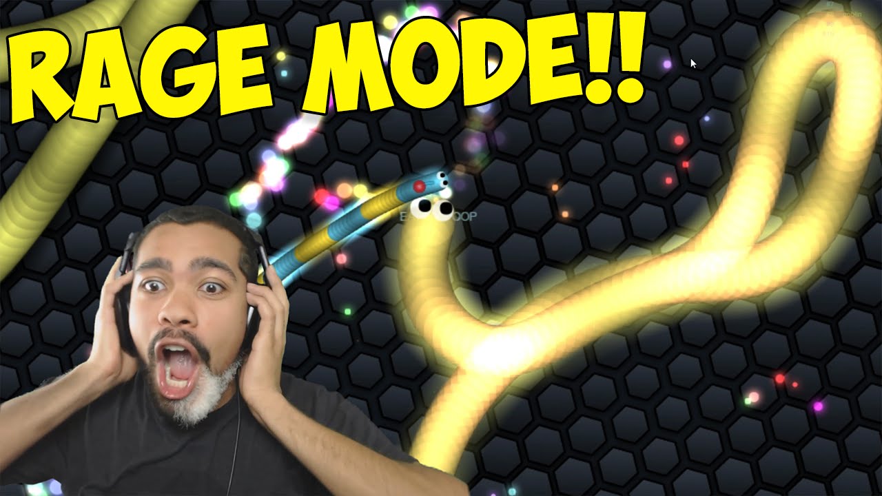 RAGE MODE ENGAGED!! | Slither.io #2 [Funny Moments]