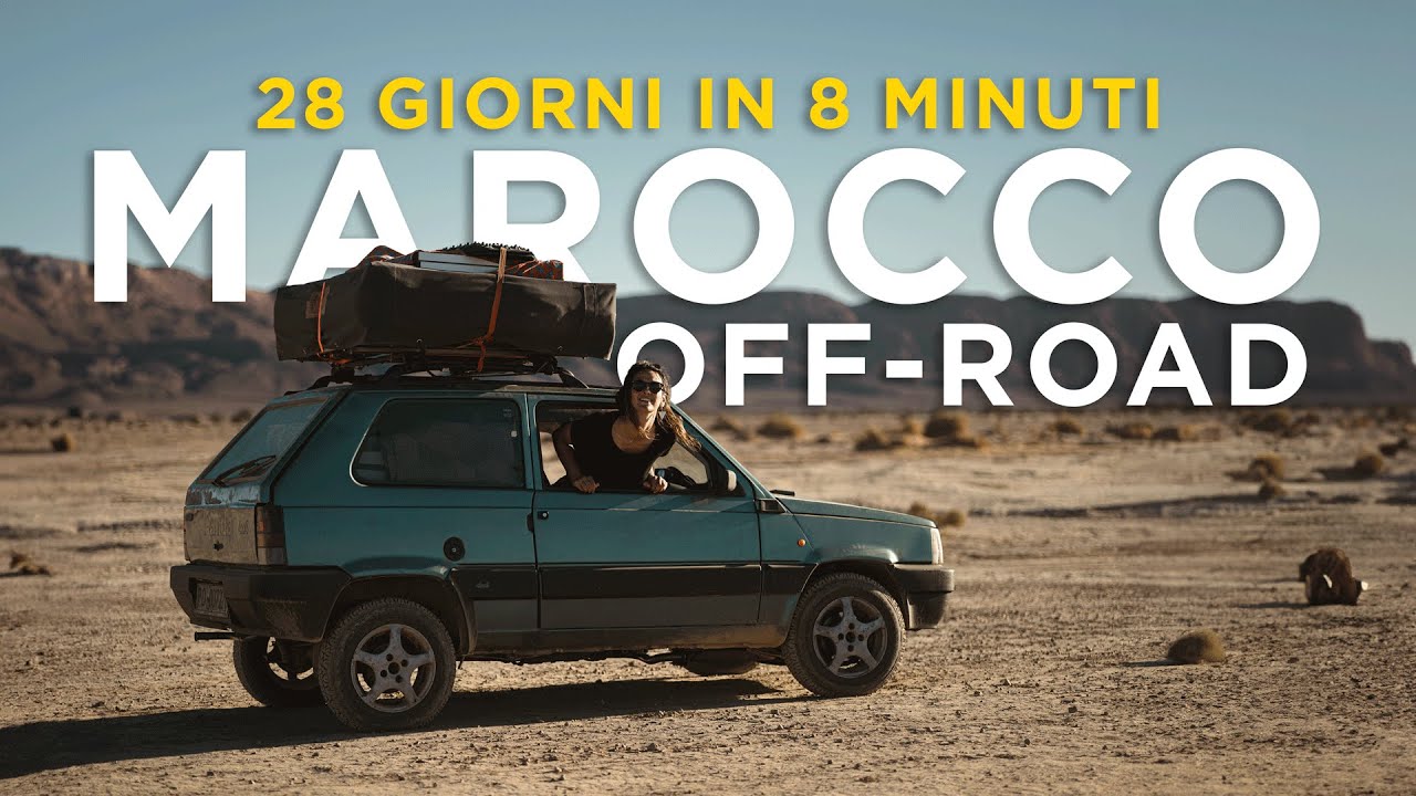 MAROCCO Off-Road - Riassunto di un ON THE ROAD in PANDA 4x4 | 4K