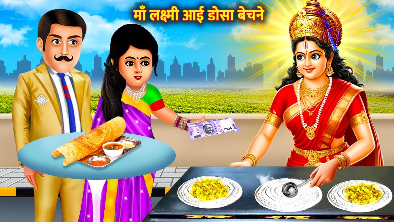 माँ लक्ष्मी आई डोसा बेचने | Maa Lakshmi Aayi Dosa Bechne | Bhakti Kahani | Hindi Kahani
