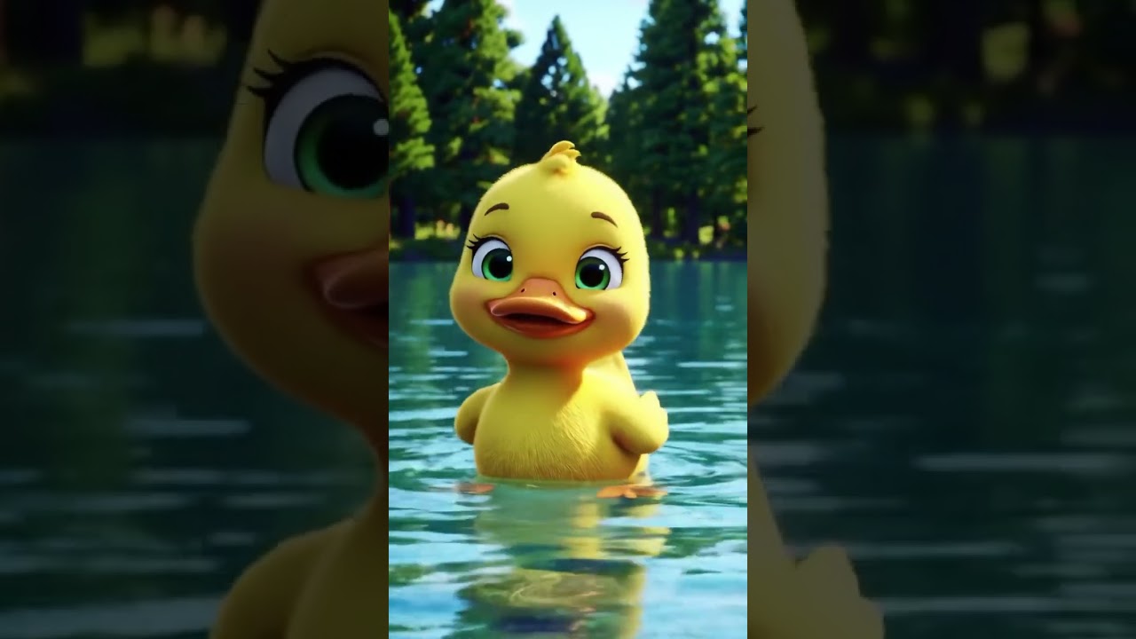 Cute duck dance baby shark 