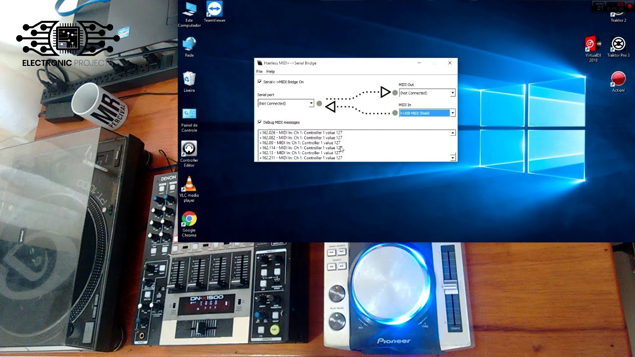 Tutorial XII - CDJ Controladora, teste completo
