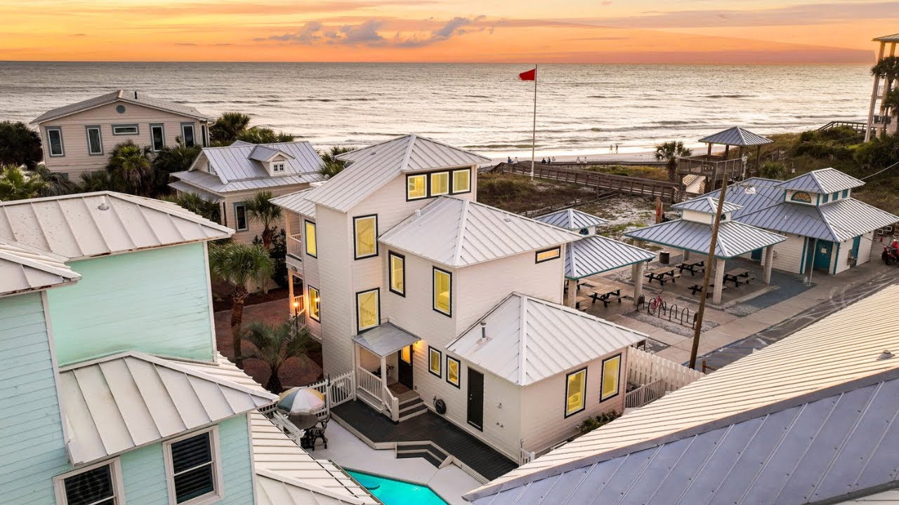 Santa Rosa Beach Florida House Tour - Incredible Beach House with Private Pool & Gulf Views