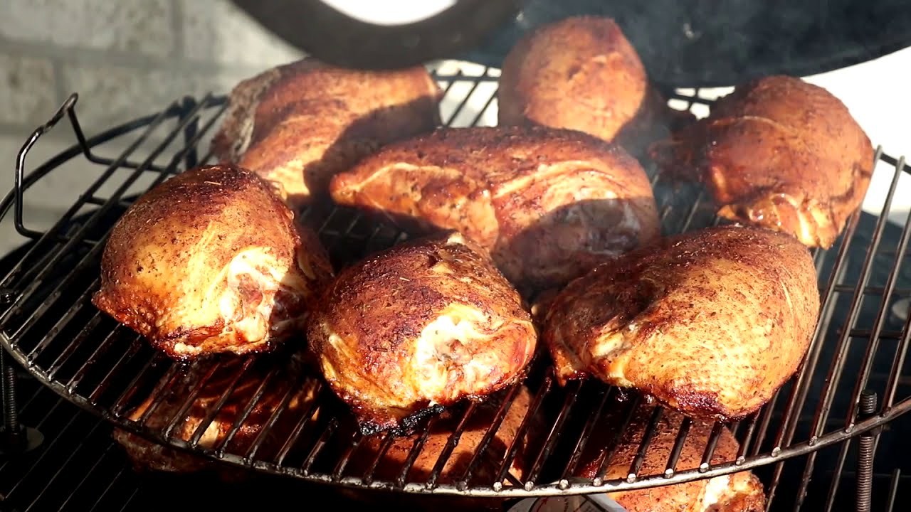 Куриные грудки Weber Smokey Mountain | Без костей | С костями