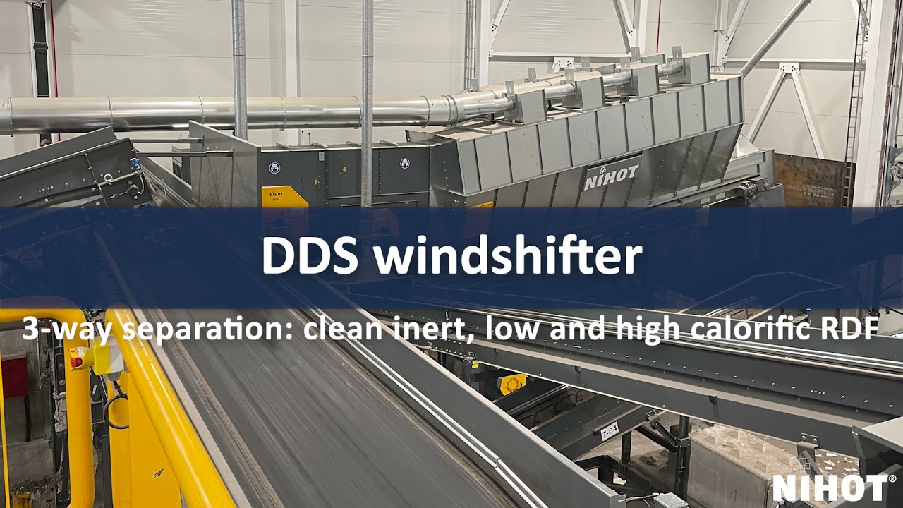 Nihot Recycling DDS windshifter in RDF production