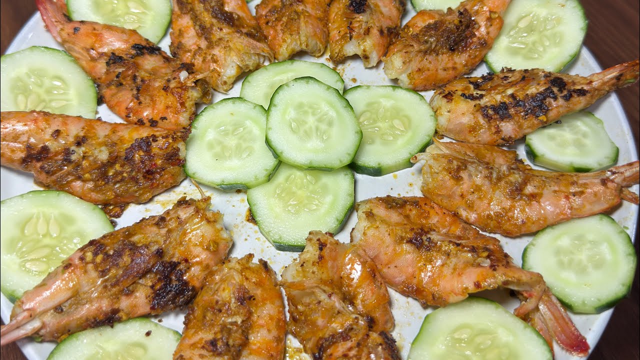 Camarones Zarandeados al Sartén para Botanear 