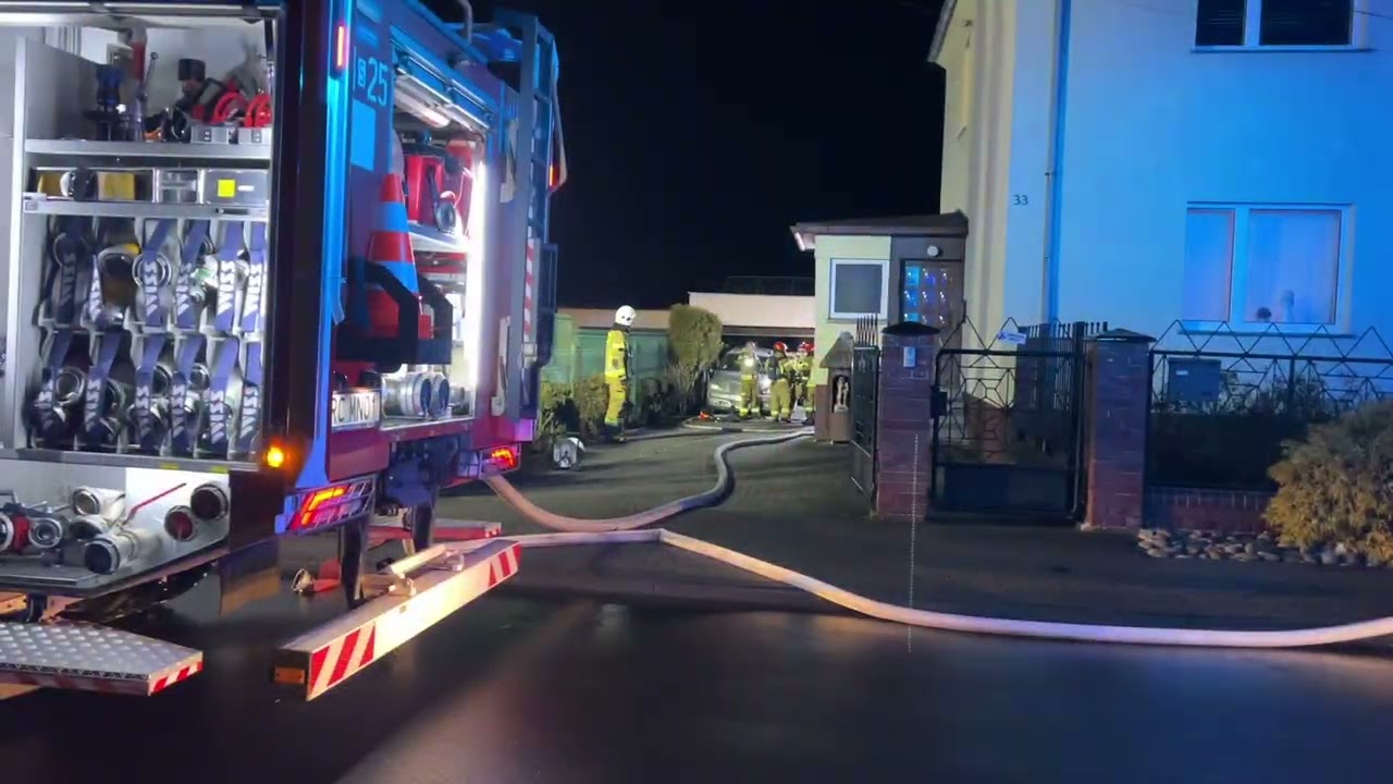 Pożar na ul. Michejdy w Raciborzu 