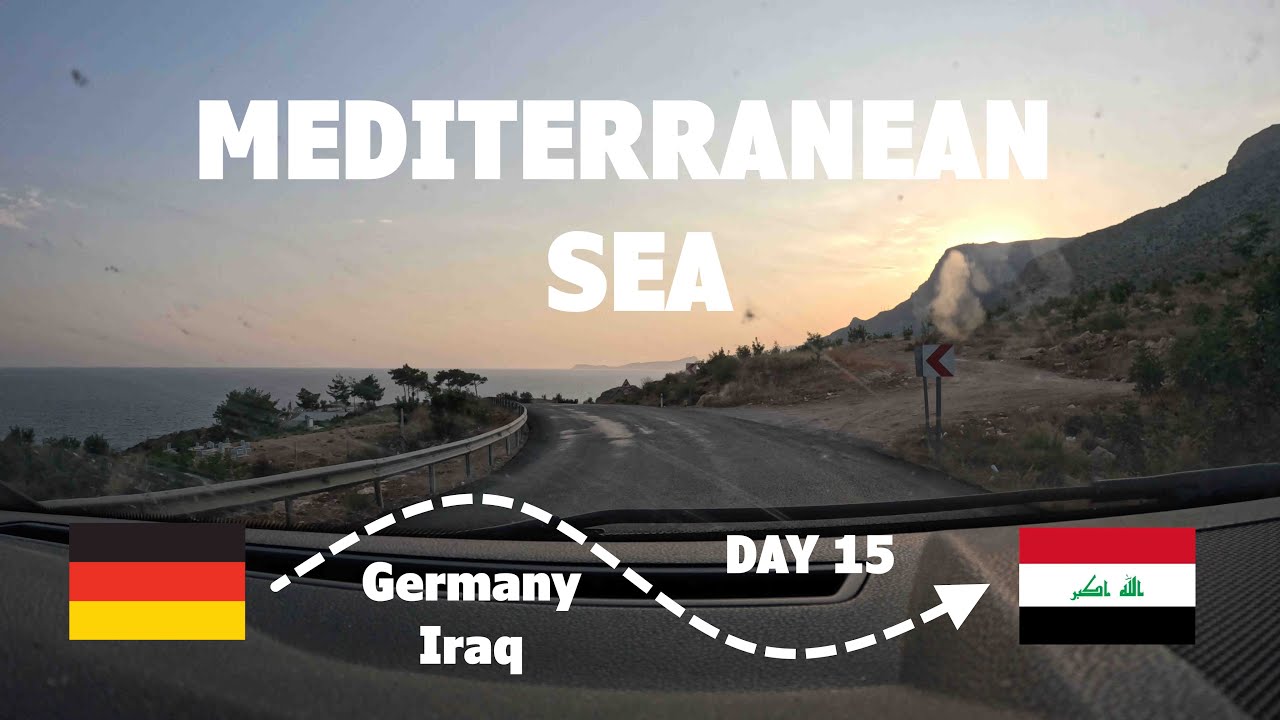 Road along the MEDITTERANEAN COAST | Germany to Iraq by car?! Day 15
