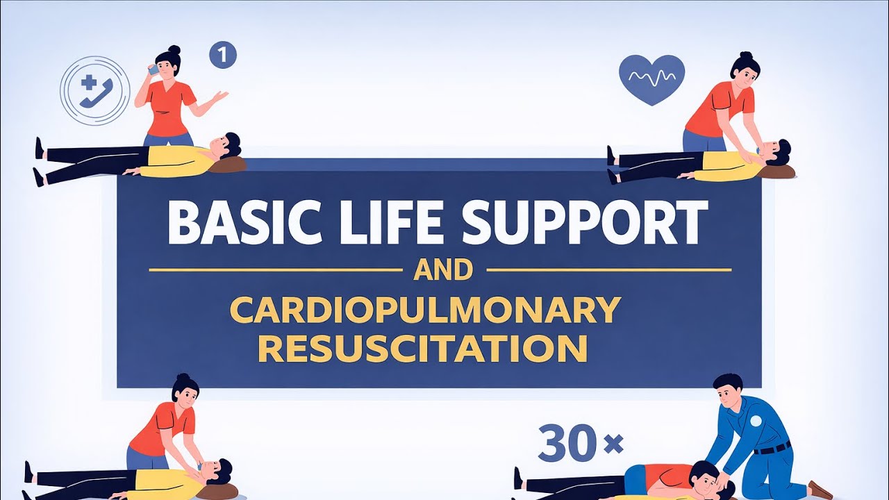 BASIC LIFE SUPPORT (BLS) | CARDIOPULMONARY RESUSCITATION (CPR) | AED MACHINE | CHOCKING | HEMLICH 