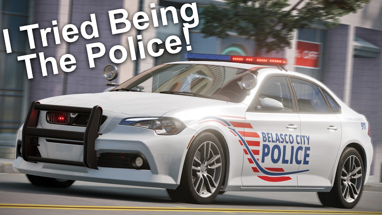 I Joined The Police in BeamNG RLS Career!