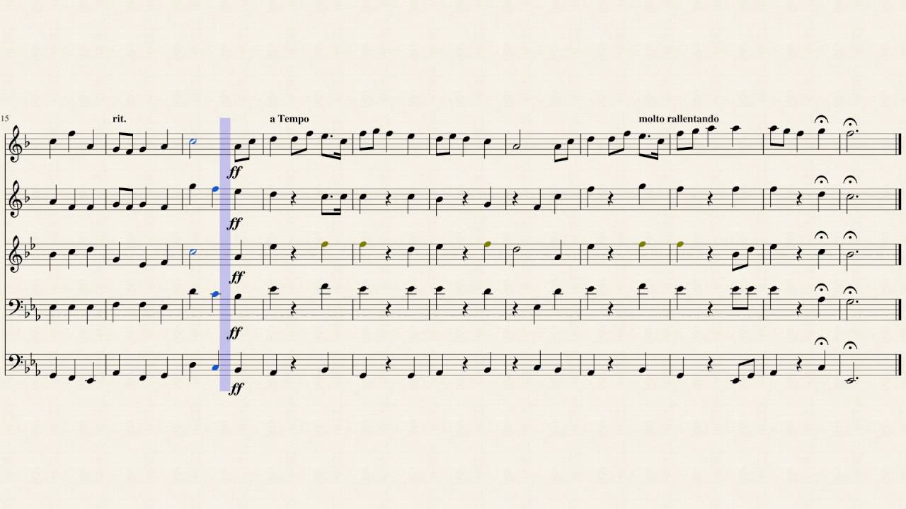 Brass Quintet - Jupiter, Bringer of Jollity (I Vow to Thee, My Country)