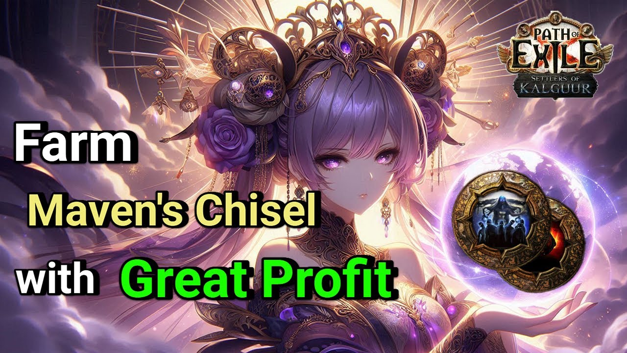 [PoE 3.25] Great Profit farming Maven Chisel with Destructive Play & Twist of Fate in Conqueror Maps