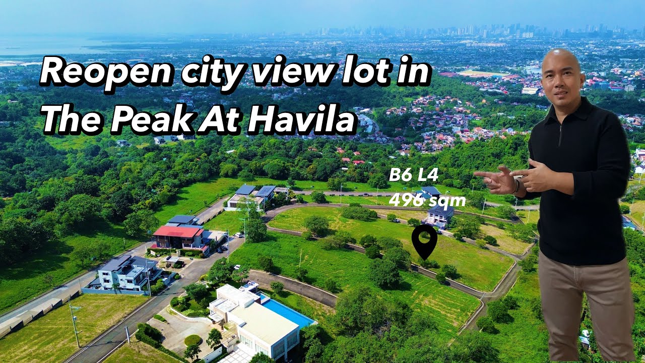 Amazing city view lot in The Peak most exclusive enclave in Havila Taytay by Filinvest Land