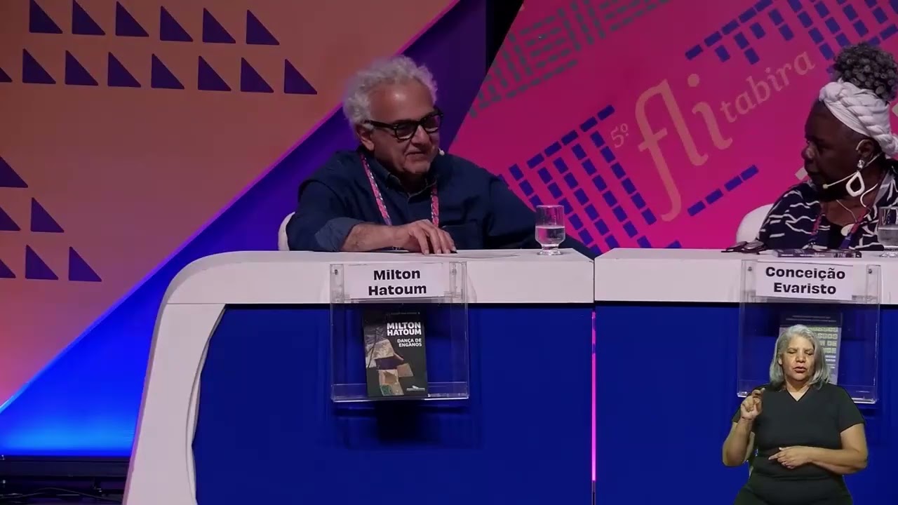 Milton Hatoum, Conceição Evaristo e Jeferson Tenório #Flitabira #Audiodescrição #Libras 