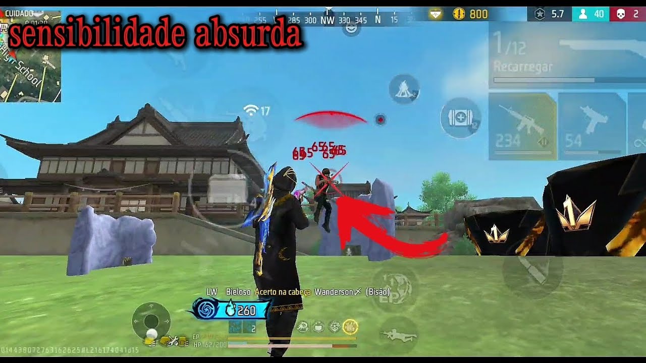 LIMPANDO O MAPA  COM ESSA SENSIBILIDADE NA RANQUEADA, FREEFIRE MOBILE 