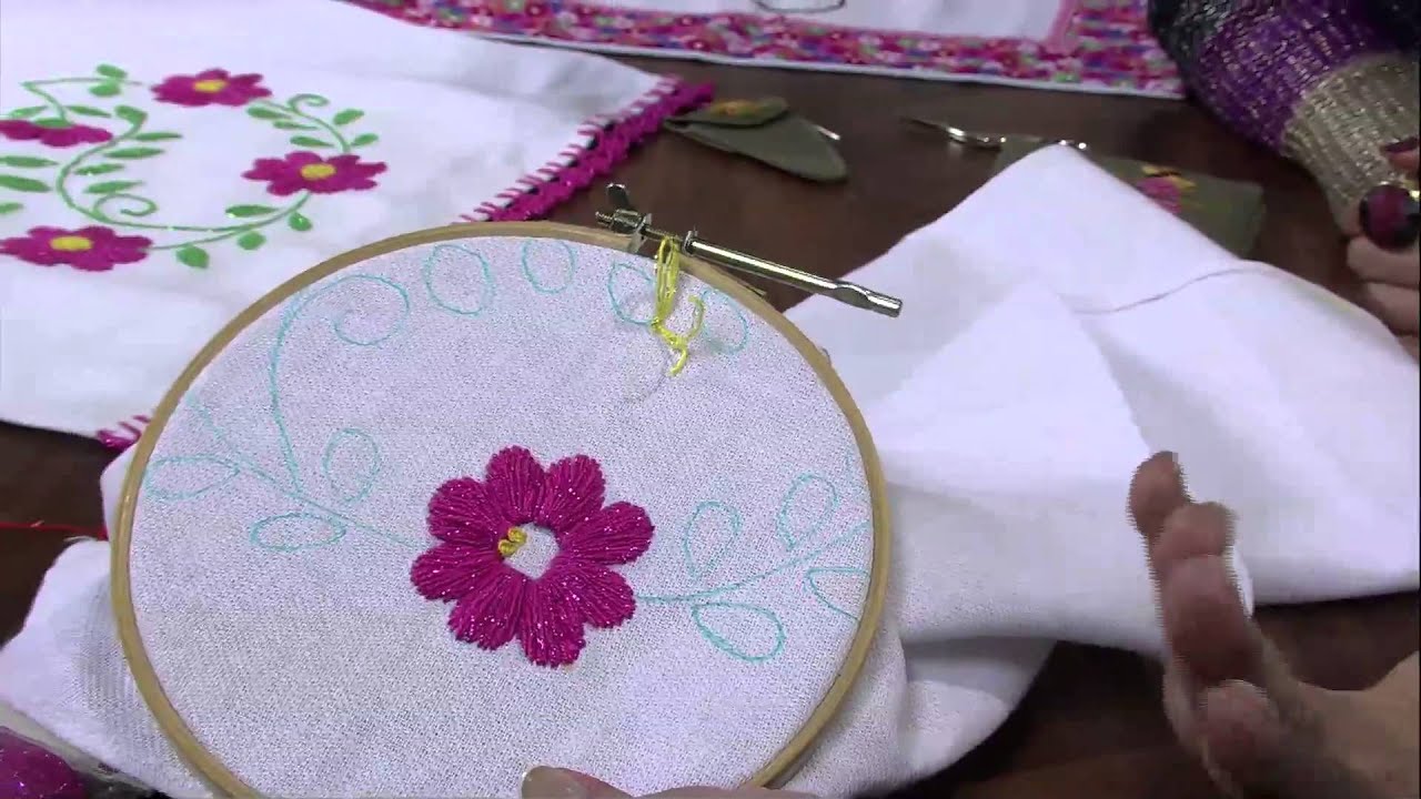 Mulher.com 14/05/2013 Valquiria Campanelli - Bordado mexicano  Parte 2/2