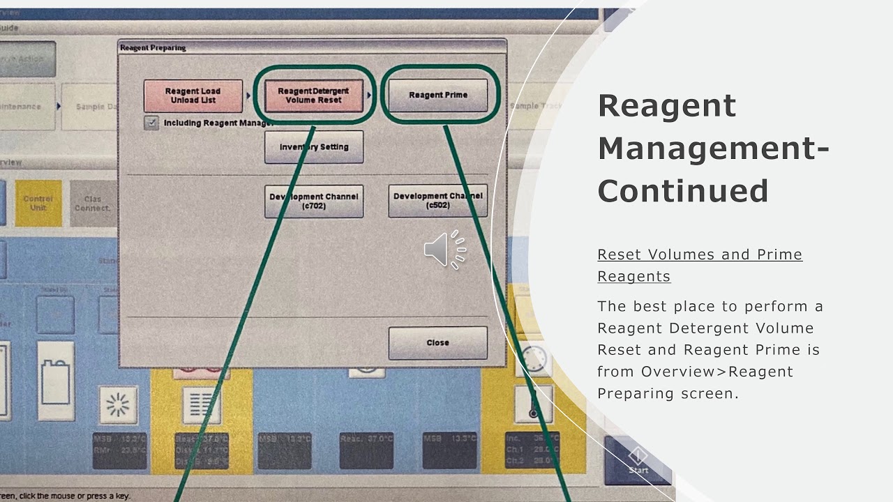 Daily preparation activities on Cobas 8000