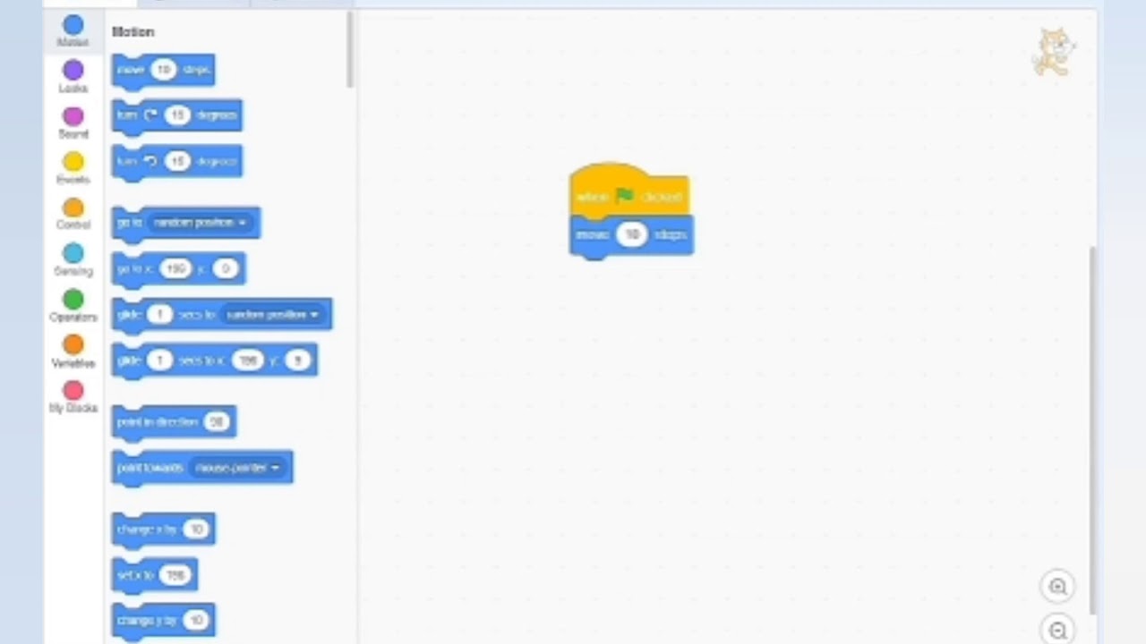 Sprite movements with X and Y coordinates