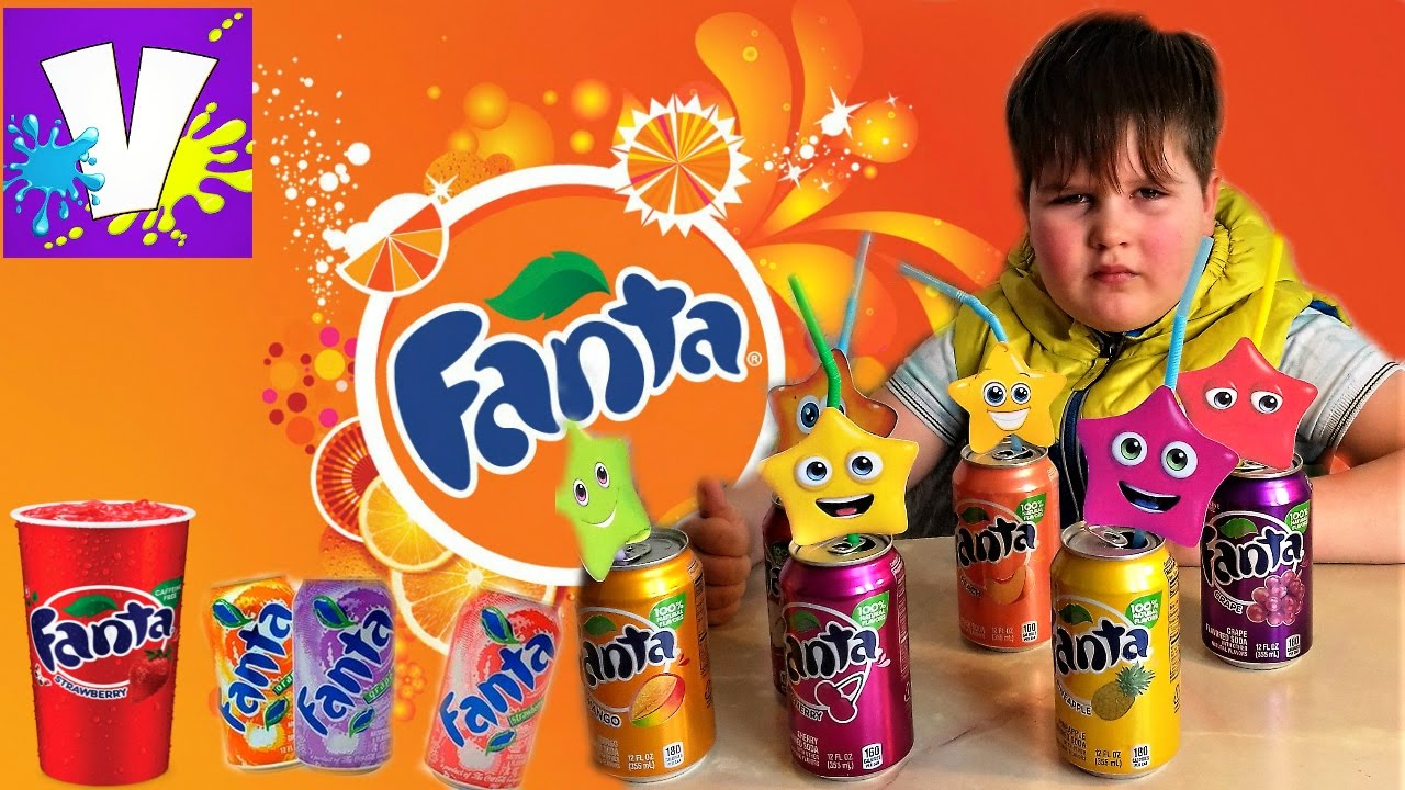 FANTA CHALLENGE ВСЕ ВКУСЫ #FANTA #Влад пробует новую фанту на канале Влад кидс Лайф