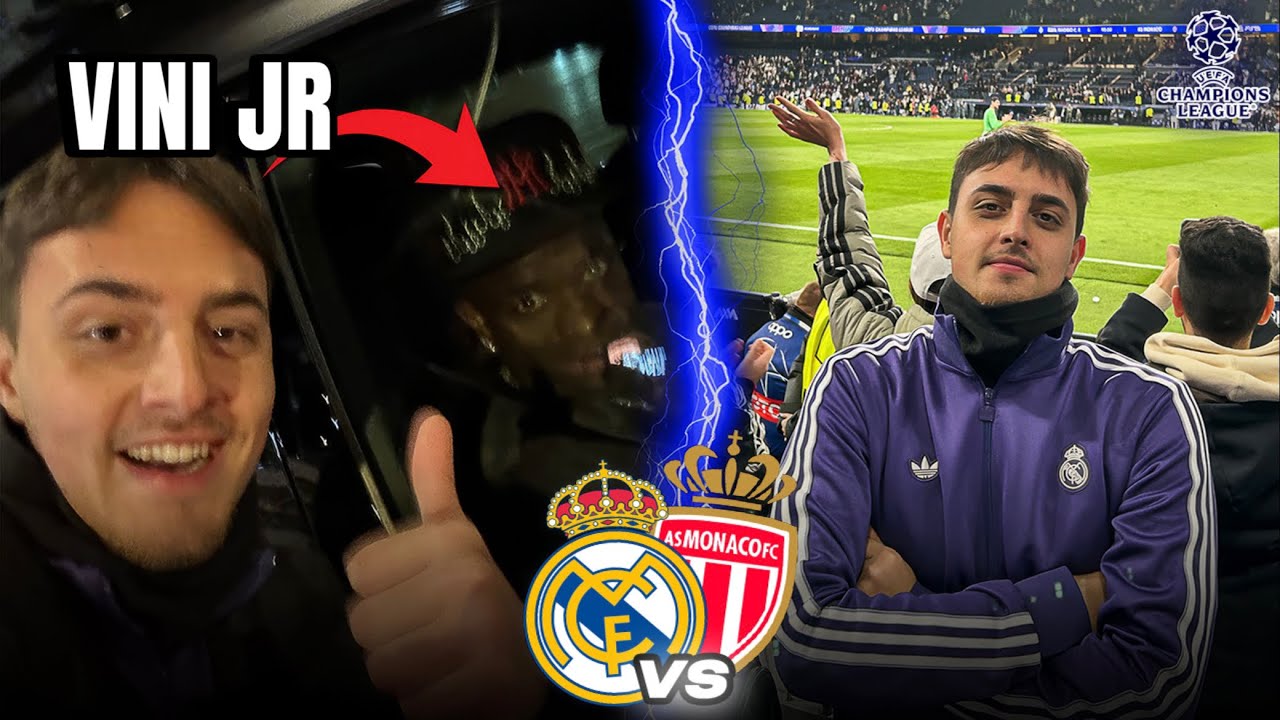 AM FACUT POZA CU VINI JR  VLOG REAL MADRID VS MONACO 6-1 UCL
